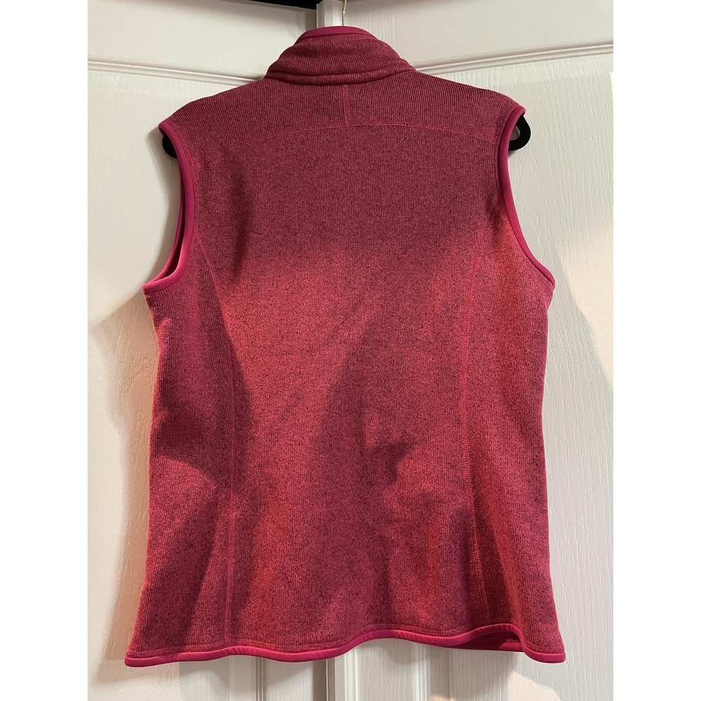 Patagonia Better Sweater Vest Womens XL Pink Full Zip Fleece Slim Fit Outdoor - Picture 3 of 16